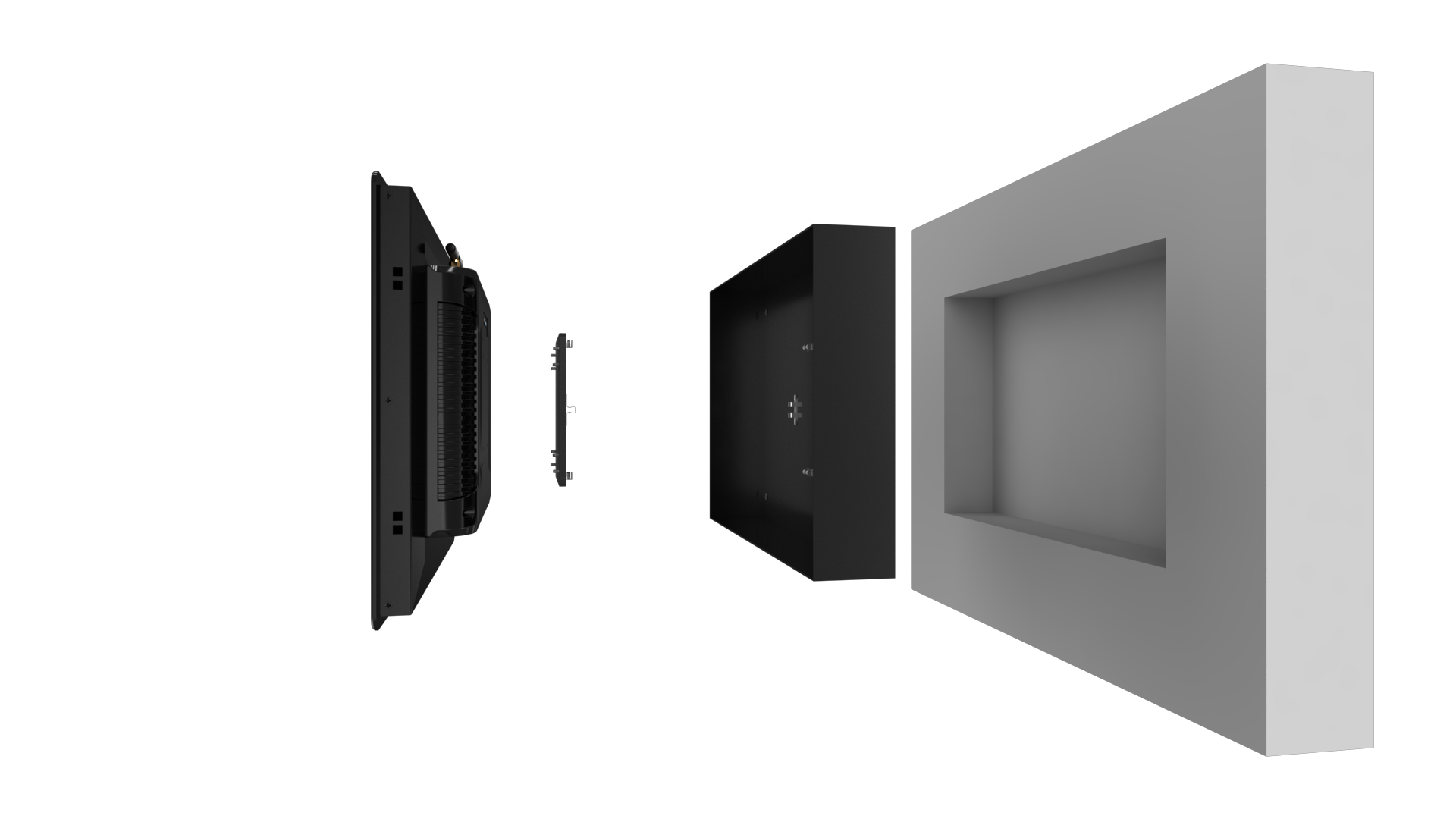 工業顯示器安裝方式,壁掛式工業顯示器,支架式工業顯示器,嵌入式工業顯示器,內嵌式工業顯示器